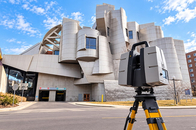 Laser scanning structural framework visualization